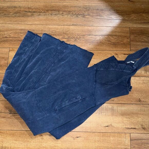 Daily Practice by Anthropologie The Palmra Sleeveless Jumpsuit Blue Size XL - Picture 14 of 16